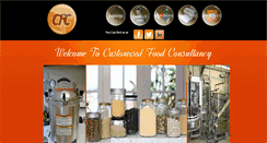 Desktop Screenshot of customisedfoodconsultancy.com